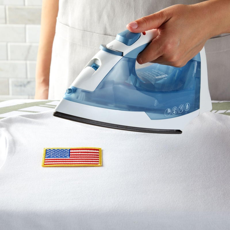 Okuna Outpost American Flag Patch Set - 3 x 0.6 x 1.9 in, 24 Pack, Embroidered - Iron On & Sew On American Flag Patches for Clothing & Backpacks - Image 3